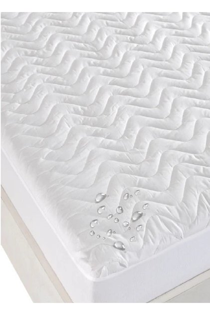 Liquid-Proof Fitted Quilted Mattress Pad 220X200 cm Double King Size Mattress Protector Mattress Pad