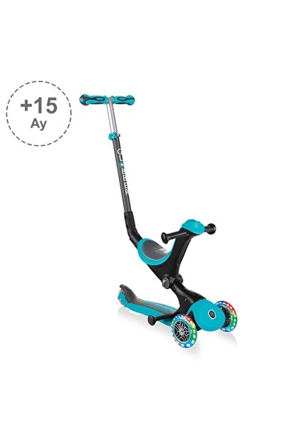 Globber Go Up Deluxe Işıklı Scooter - Deniz Mavisi - Fiyatı, Yorumları