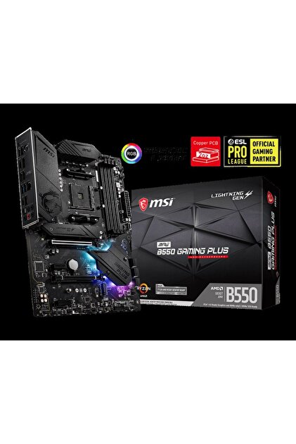 MSI MPG B550 GAMING PLUS DDR4 4400(OC)Mhz ATX AM4 - Fiyatı, Yorumları