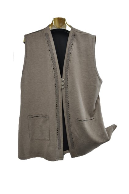 New Season Ecrin 3 Button Short Vest