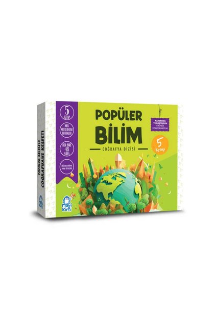 Mavi Kirpi 3. And 4. Classroom Popular Science Geography Set (5 Books)