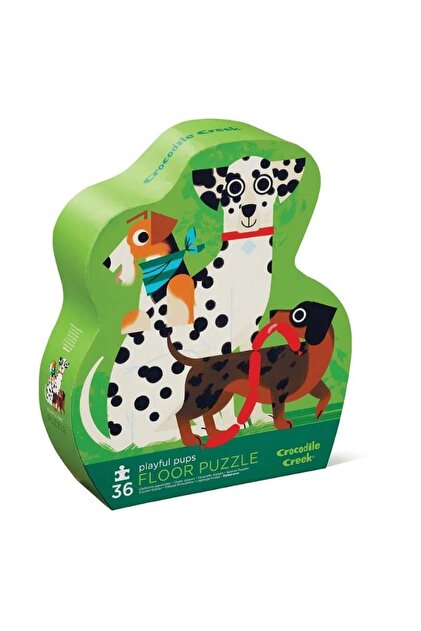Crocodile Creek Puzzle - 36 Parça - Eğlenceli Yavru Köpekler