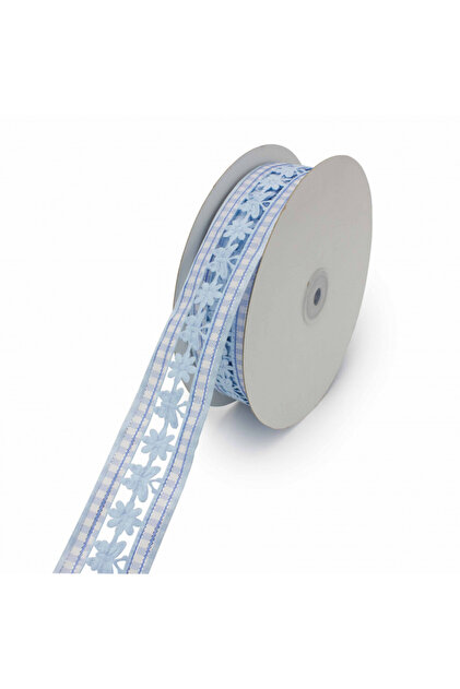 Butterfly and Flower Pattern Ribbon