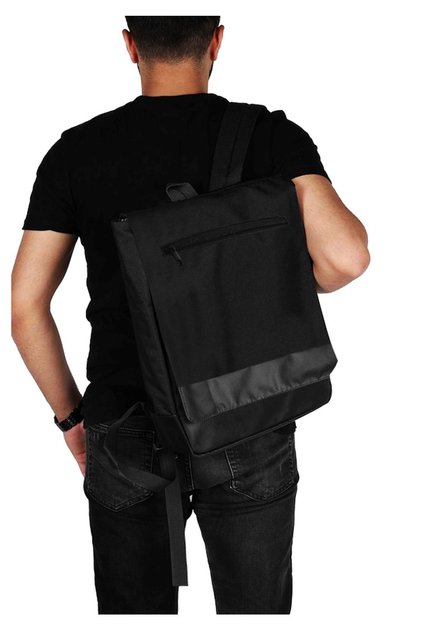 Want Unisex 15.6 Laptop / Tablet Uyumlu Kumaş Sırt Çantası - Siyah