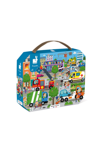 Janod 36 Parça Çantalı Puzzle - Şehir J02644 - Fiyatı, Yorumları