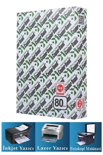 Fotokopi Kağıdı A4 80 gr 500 lü 1 Paket Copierbond Fotokopi Kağıdı Lazer İnkjet ve Fotokopi Makinele