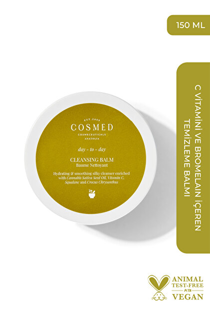 COSMED C Vitamini ve Bromelain İçeren Temizleme Balmı 150 ml /Day