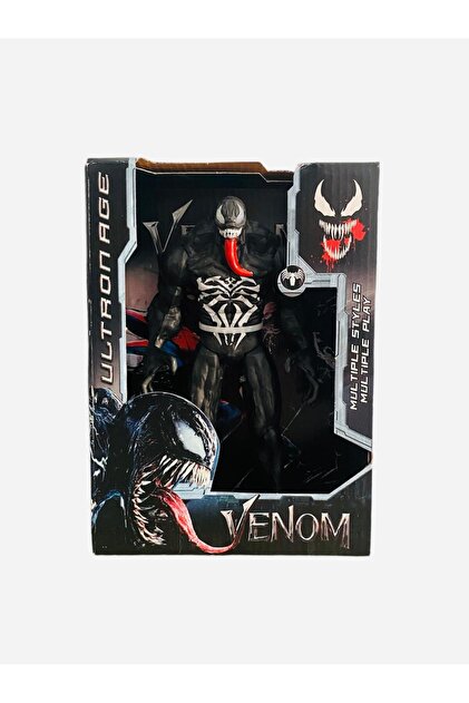 KALE KIRTASİYE SİYAH VENOM FİGÜRÜ 20 CM - KALİTELİ VENOM FİGÜRÜ