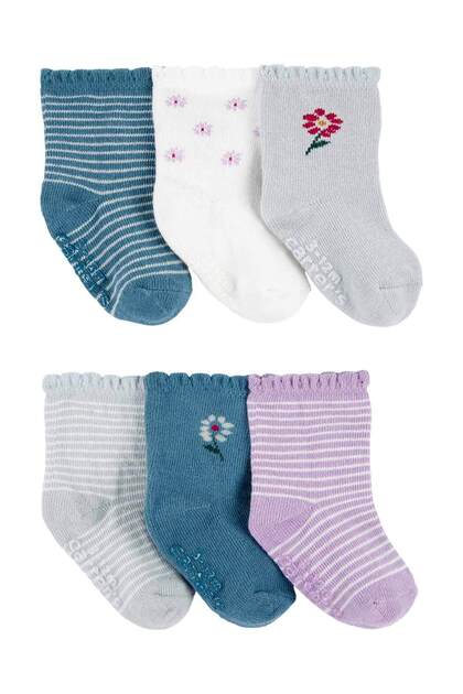 Kız Bebek Çorap Set 6'lı Paket