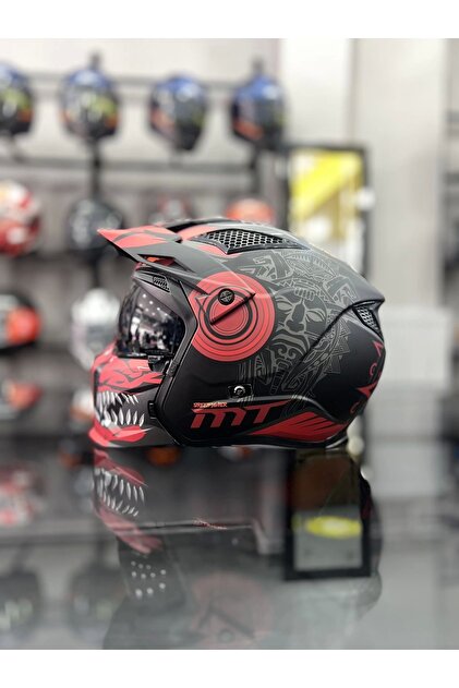 【軽量・名機】HEAD Cyber X40 Superlight 156cm MT Helmets StreetFighter SV Aztec B5 Matt Kırımızı/Siyah Kask