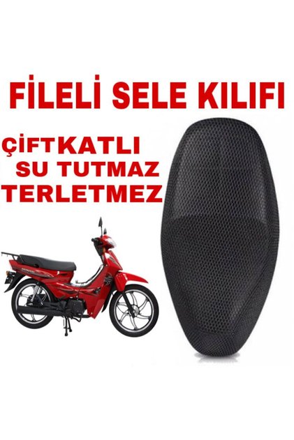 Mondial Sfc Snappy Kh 100 Motosiklet Sele Koltuk Kılıfı Fileli