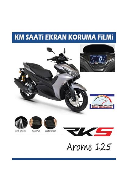 RKS Arome 125 Motosiklet Ekran Km Koruyucu