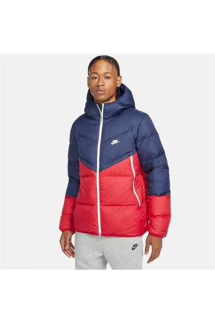 Sportswear Kırmızı Mavi Erkek Mont Dv5121-410