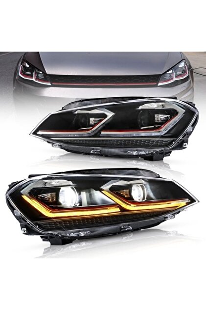 Karva Volkswagen Golf 7.5 Mk 7.5 J Led Far Gtı Kırmızı 2018-2020