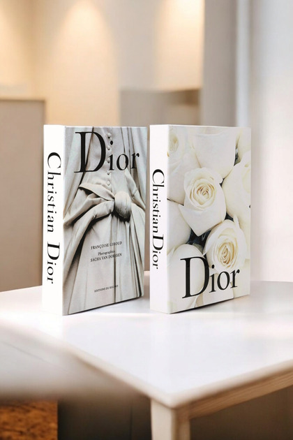 2-Piece Wedding Dress & White Rose Decorative Book Box