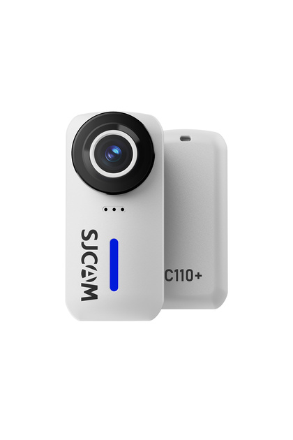 C110 PLUS 4K WiFi f1.8 20mp 170 ° Giroscop cu impermeabil axe IP65 6-Axis Mini Action Camera Alb
