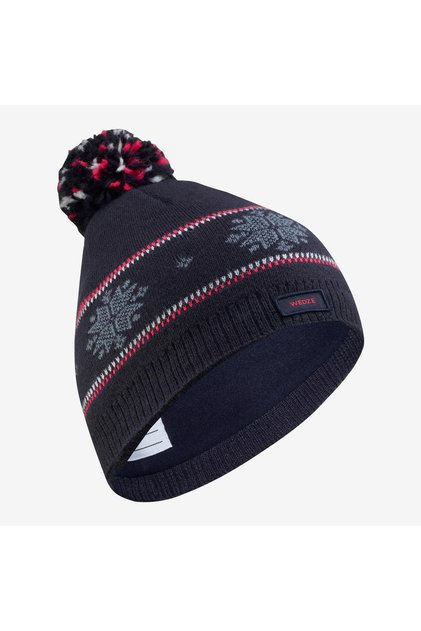 Wedze Çocuk Kayak Beresi - Mavi - Jacquard