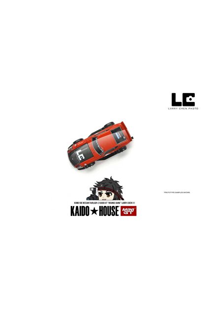 mini gt 1/64 Nissan Fairlady Z Kaido GT 'ORANGE BANG' Larry Chen