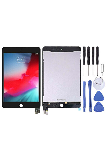 indirimplus iPad Mini 5 2019 A2124 A2126 A2133 LCD Ekran Siyah+