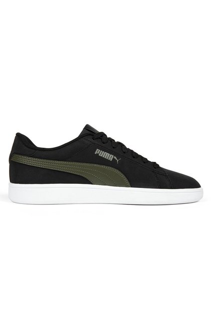 Smash 3.0 Buck Unisex Sneakers392336-07 Black-dark Olive