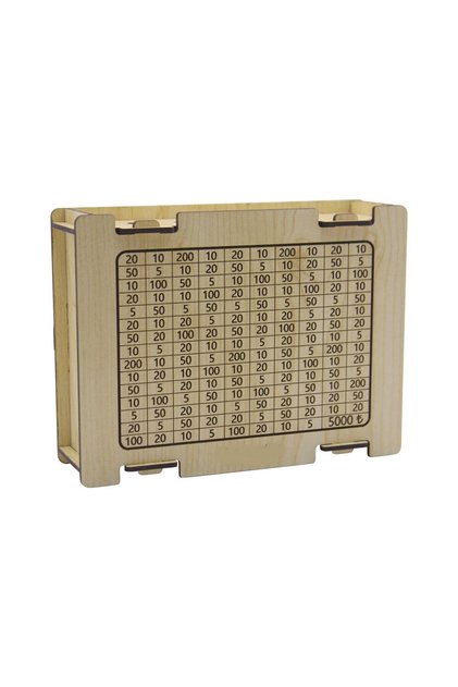 5,000 TL Piggy Bank - Money Saving Target Box