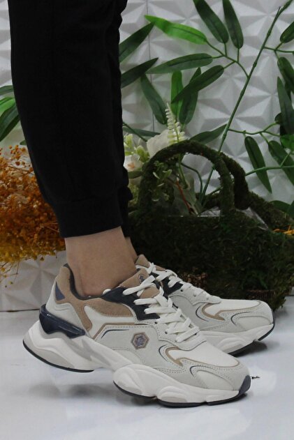 Lumberjack Madax Wmn Pu Bej Orijinal Ürün Sneaker Kadın Ayakkabı