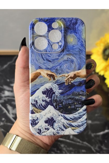 iPhone 16 Promax Compatible Printed Transparent Phone Case