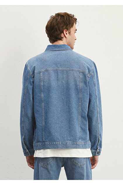 Mavi Loran Premium Blue İndigo Mavisi Jean Ceket 0110003-86551