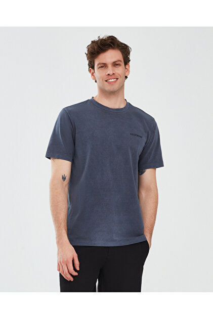 Skechers Polo M Short Sleeve Polo Erkek Siyah Polo Yaka Tshirt