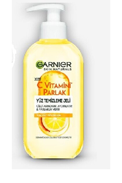 Yüz Temizleme Jeli 200 ml C Vitaminli, Tüm Ciltler Için