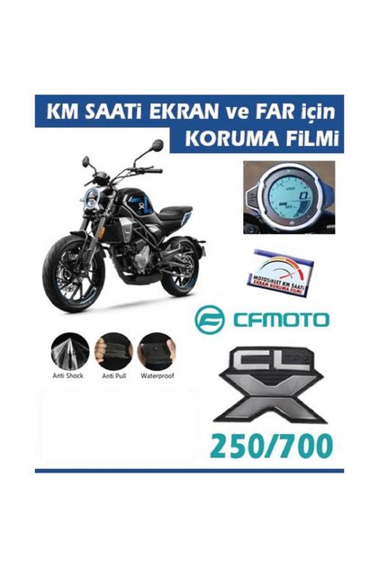 CF MOTO CLX250/700 Motosiklet Ekran Ve Far Koruyucu