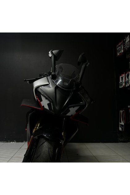 CF Moto 450SR Far Beyaz Çarpı Sticker Etiket Modeli
