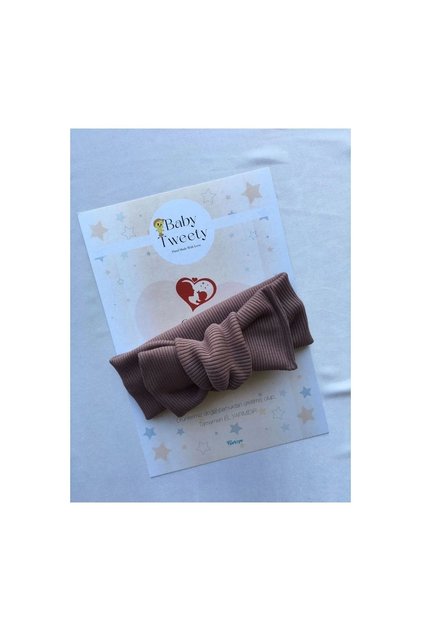 Handmade Ribbed Baby Girl Bandana