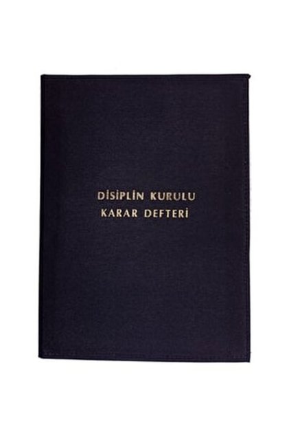Disiplin Kurulu Karar Defteri