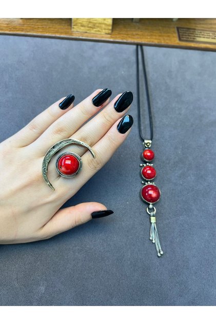 Otantik gümüş set takım