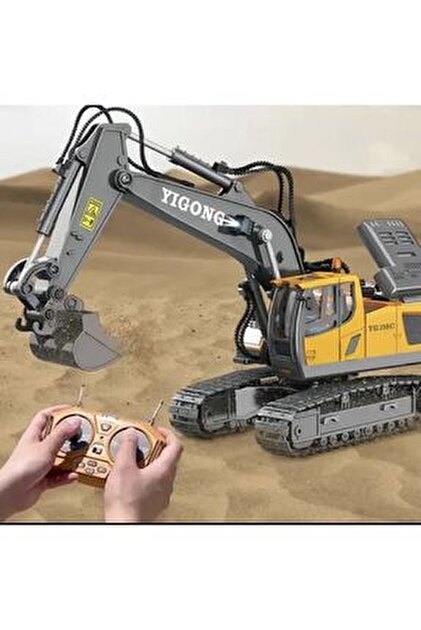 YIGONG bulldozer, ekskavatör ve Damperli Kamyon seti(9CH R/C-2.4