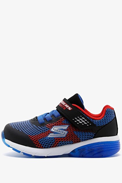 Skechers S Lights Sneaker Lastik Ipli Bantlı Işıklı Mavi Erkek