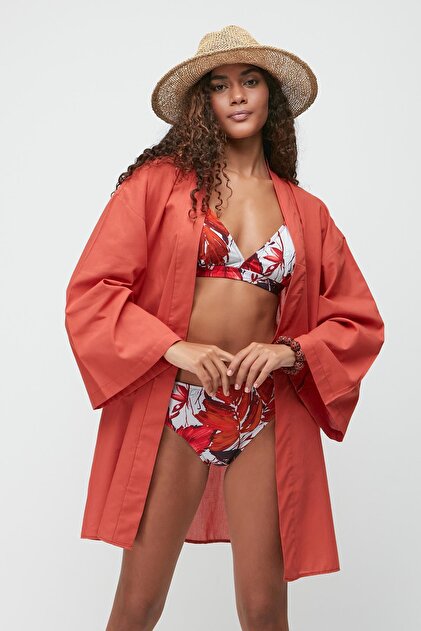 Kimono Pareo Beach Dress 22412 Tile