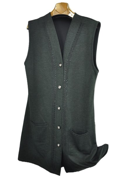 New Season Ecrin 5 Button Long Vest