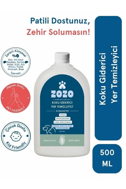 Koku Giderici & Yer Temizleyici Konsantre 500 ml - Antifungal, Hipoalerjenik