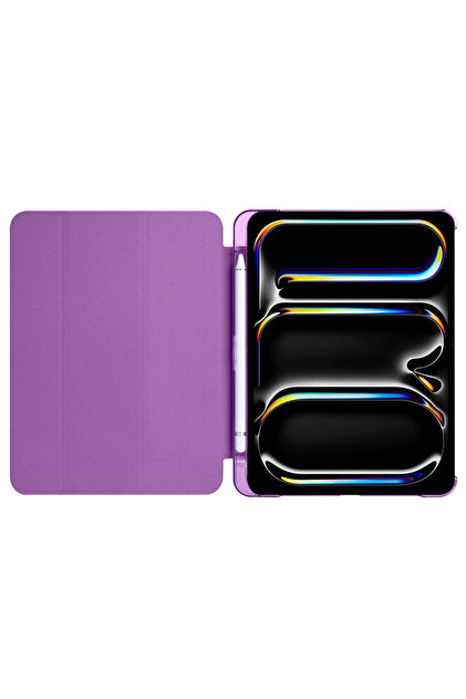 UnDePlus Apple iPad Air 5. Nesil 10.9 Kılıf Flip Cover Kalem