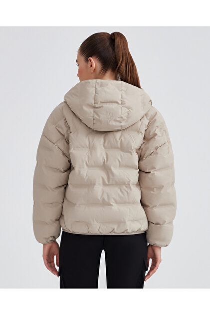 Skechers W Outerwear Padded Jacket Kadın Gri Mont S232082-043 Skechers W Outerwear Padded Jacket Kadın Gri Mont S232082-043