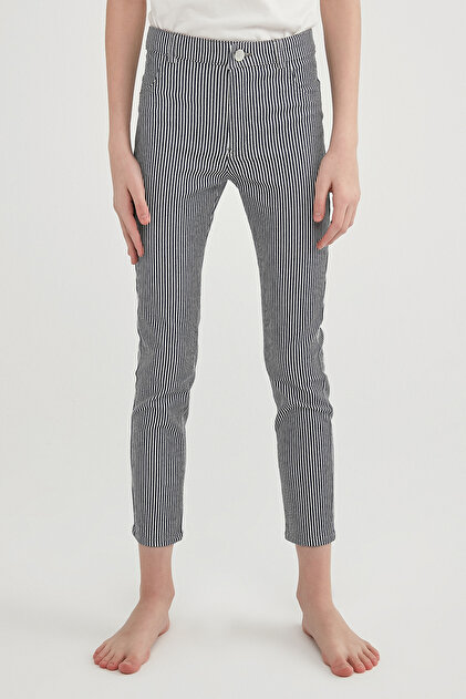 Multicolored Teen Striped Tights