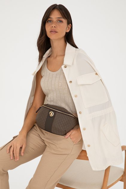 Women's Brown Waist Bag 50293693-Vr029