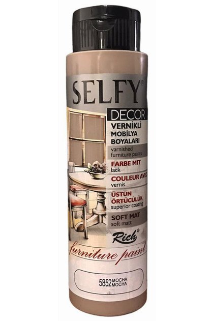 Rich Selfy Decor Vernikli Boya 500cc - Mocha 5852