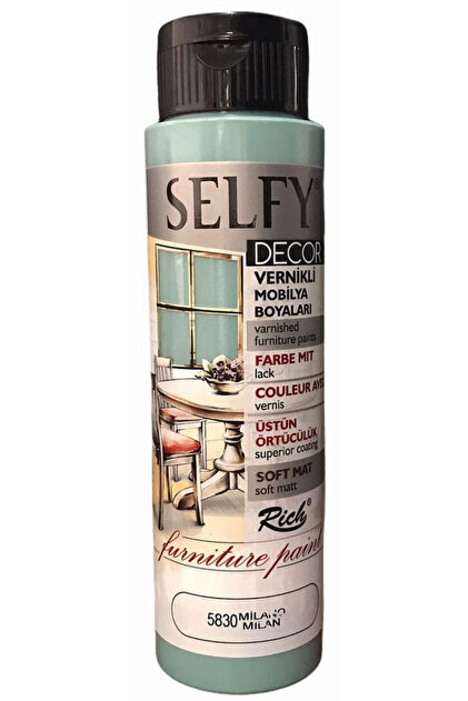 Rich Selfy Decor Vernikli Boya 500cc - Milano 5830