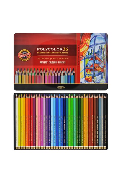 Polycolor Curry Color Pencil Set 36 Colors
