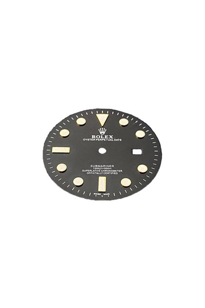 Rolex Submariner Uyumlu Siyah Saat Kadranı 31,7mm
