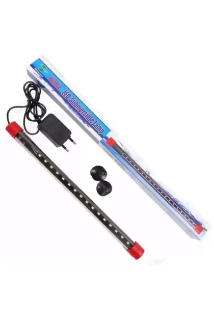 Akvaryum İçin Suyun İçinde Ve Dışında Yanan Dalgıç Led Lamba Işık 3 Renk 50 Cm 1 Adet