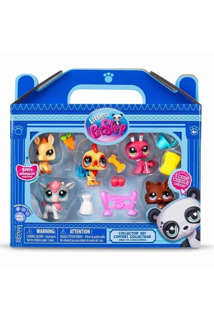 LPS ZÜMRÜTOYUNCAKSTORE HASBRO 510-517 00517 LITTLES PET SHOP 5'Lİ